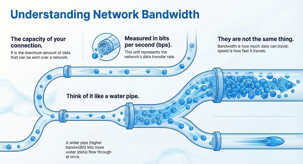 Bandwidth infographic