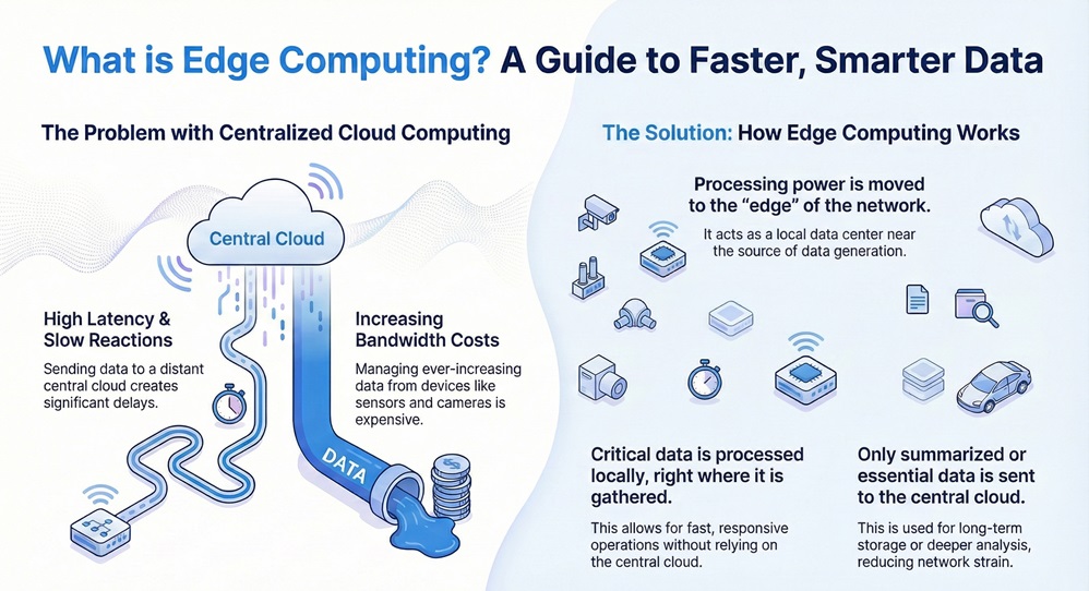 Edge computing infographic