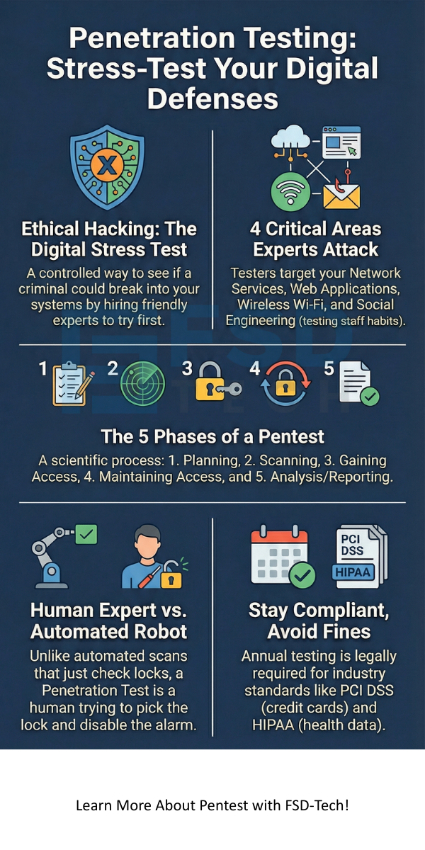 Penetration Testing infographic