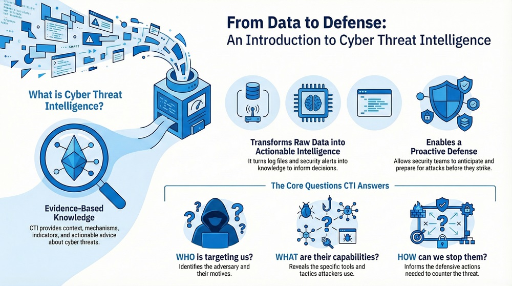 Cyber Threat Intelligence (CTI) Infographic