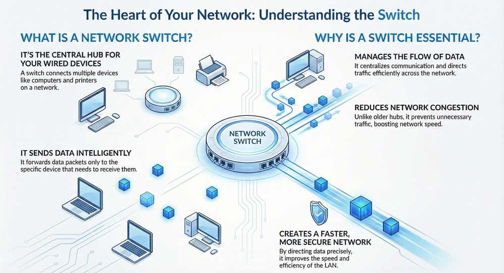 Network Switch Infographic