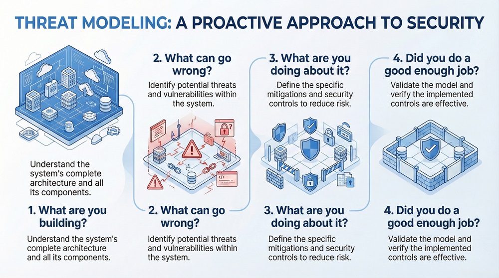 Threat Modeling Infographic