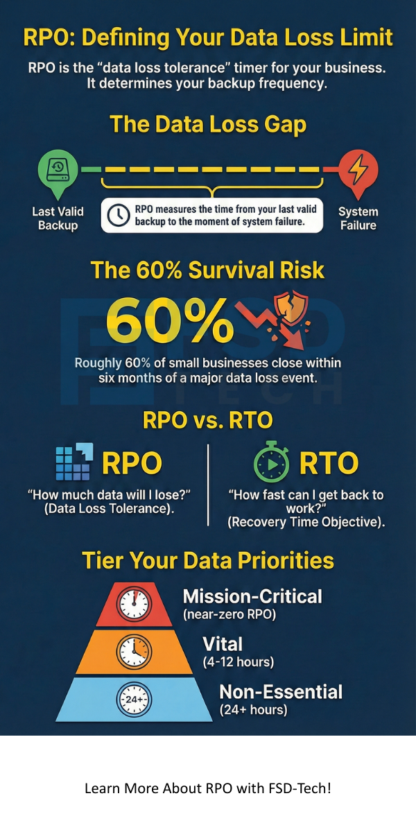 Recovery Point Objective infographic