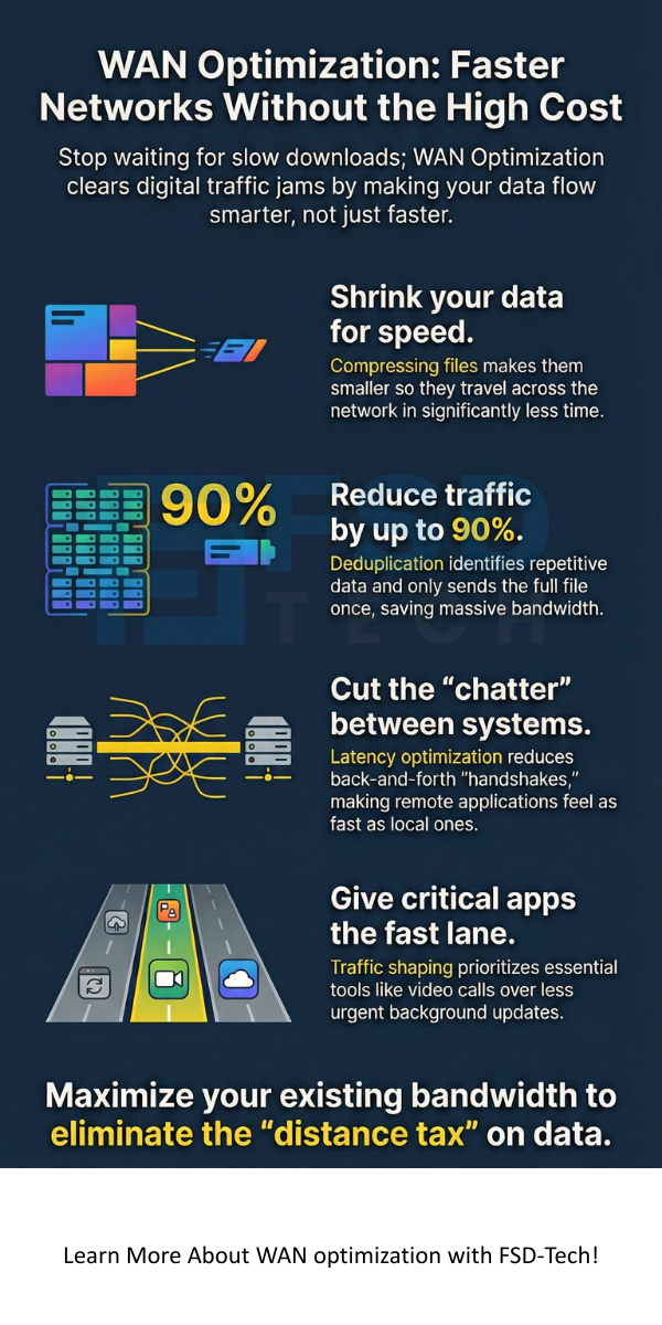 WAN Optimization infographic