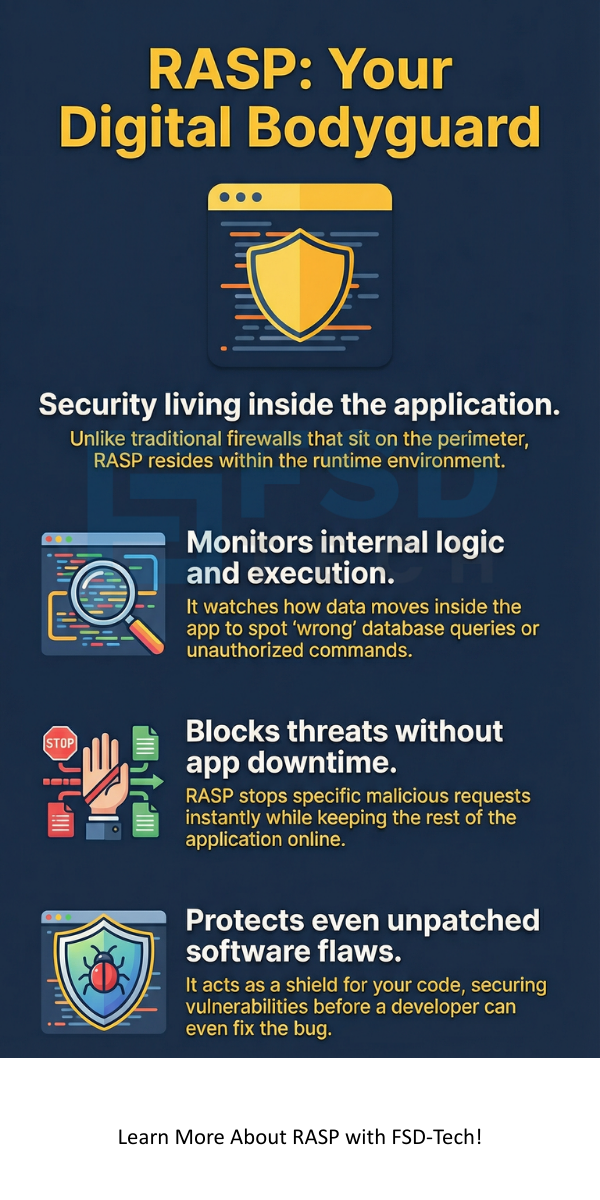 Runtime Application Self Protection infographic