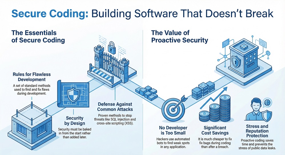 Secure Coding Practices infographic