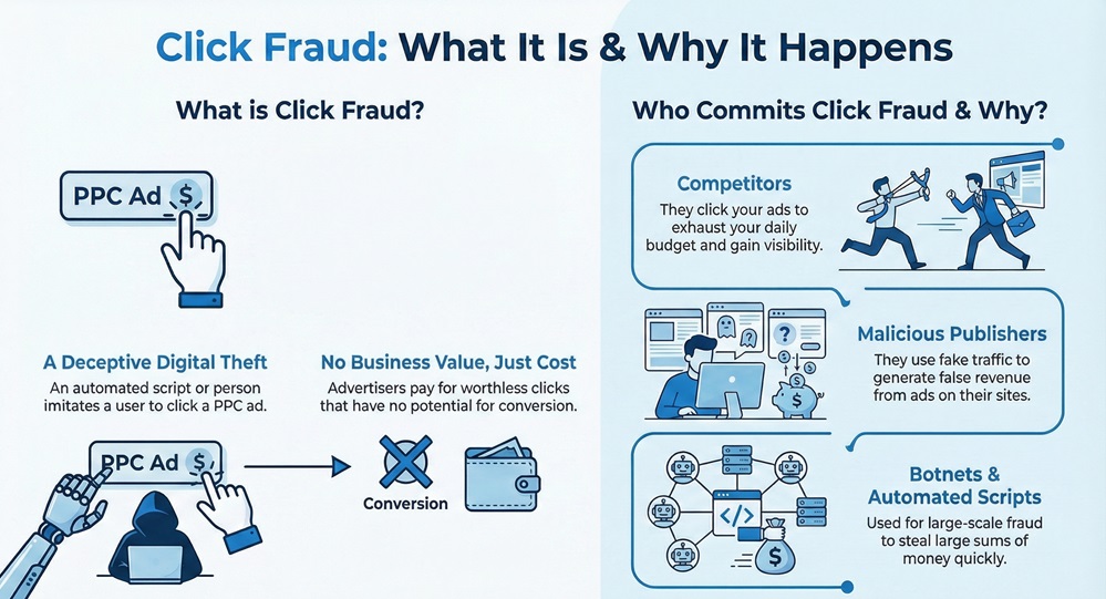 click fraud infographic