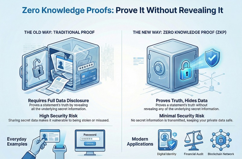 Zero Knowledge Proof Infographic