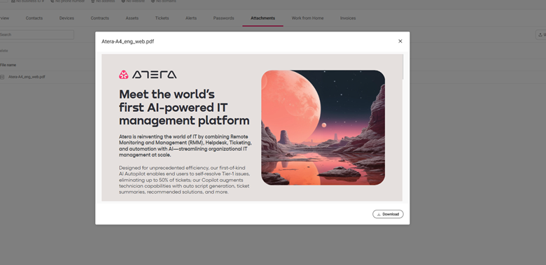 Atera AI-Powered IT Management Platform Overview