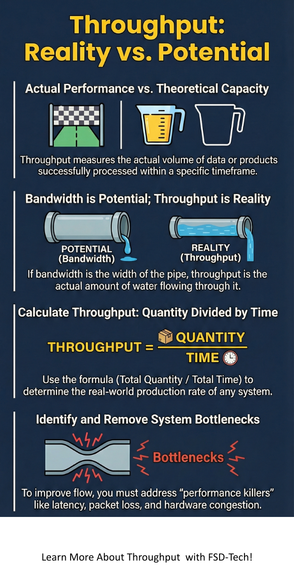 Throughput infographic