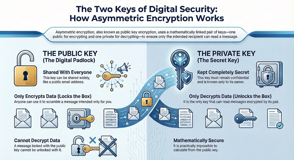 Asymmetric encryption