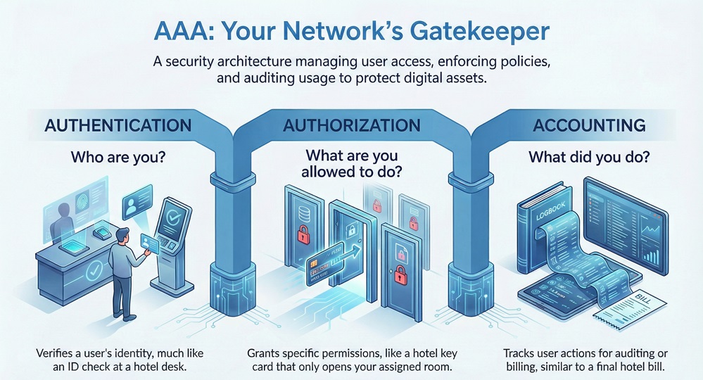 Authentication Authorization and Accounting (AAA)