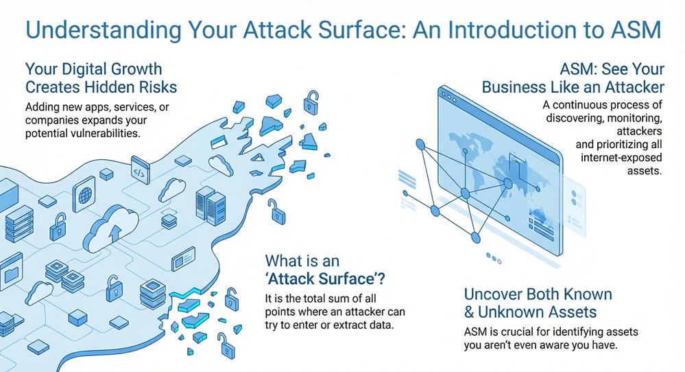 Attack Surface Management (ASM) Infographic