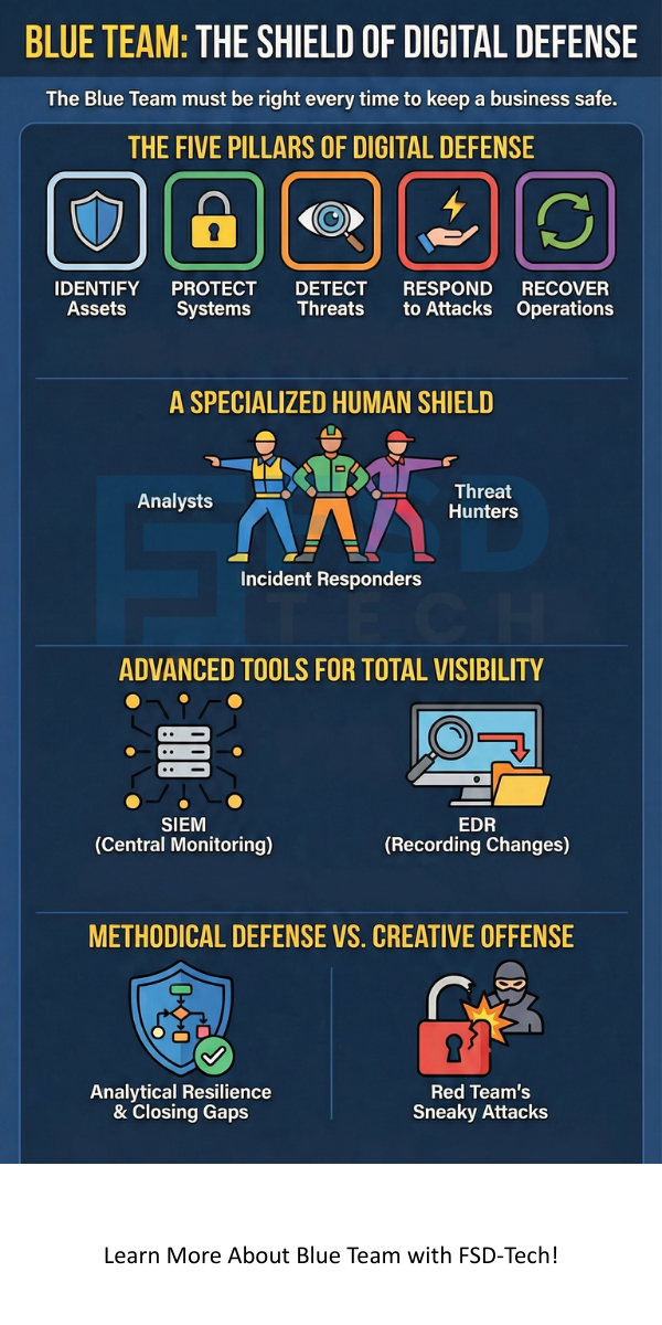 blue team infographic