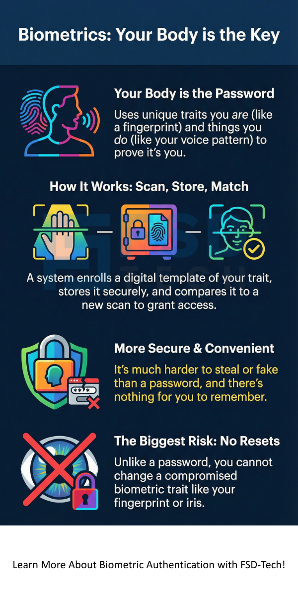 Biometric Authentication Infographic